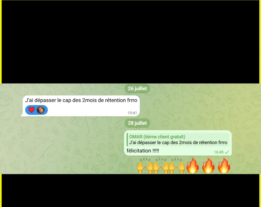 Retour d'un membre TRIUMFA
