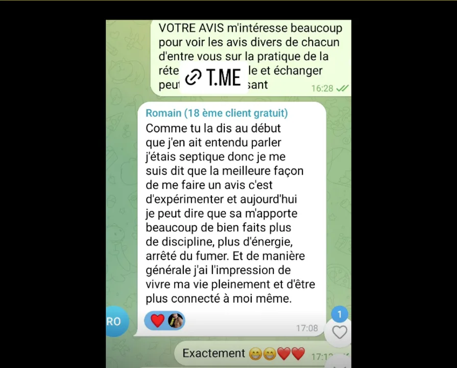 Retour d'un membre TRIUMFA