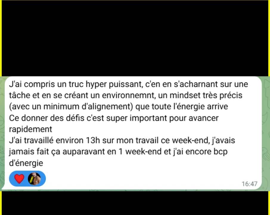 Retour d'un membre TRIUMFA