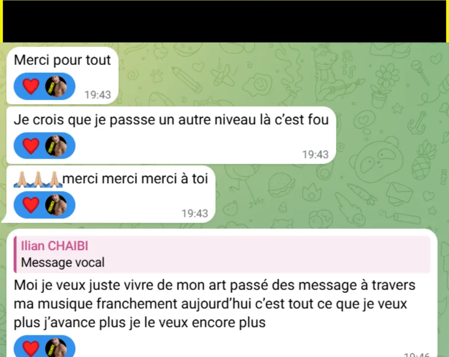 Retour d'un membre TRIUMFA