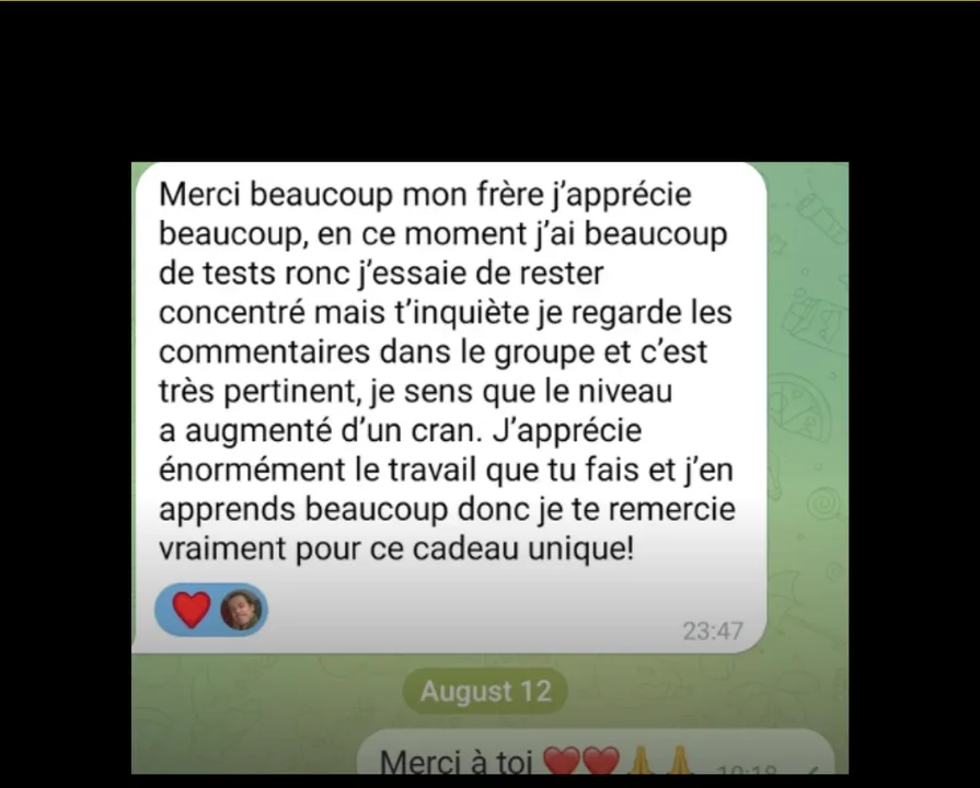 Retour d'un membre TRIUMFA